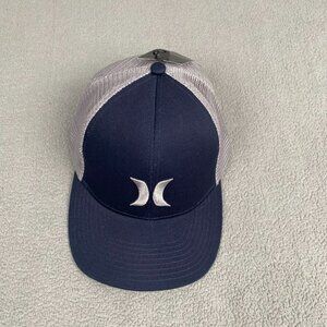 Hurley Sportswear Trucker SnapBack Hat Cap Blue  Adult,Adjustable,One Size